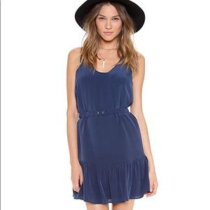 Joie Ori D Silk Navy Dress